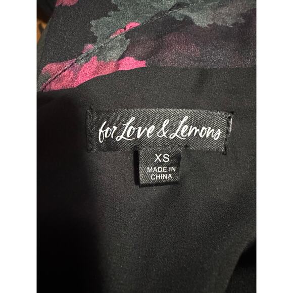 For Love & Lemons Teagan Strapless Floral Maxi Dress XS Holiday Winter Wedding - Picture 4 of 8